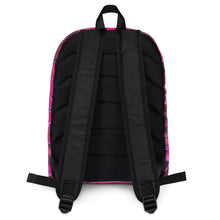 Load image into Gallery viewer, Abstract Print Backpack (Pink Swirl)
