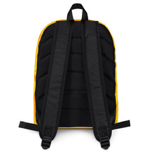 Load image into Gallery viewer, Abstract Print Backpack (Yellow/Orange)
