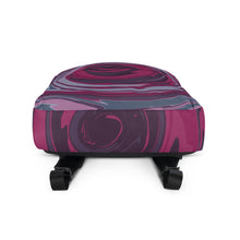 Load image into Gallery viewer, Abstract Print Backpack (Purple Swirl)
